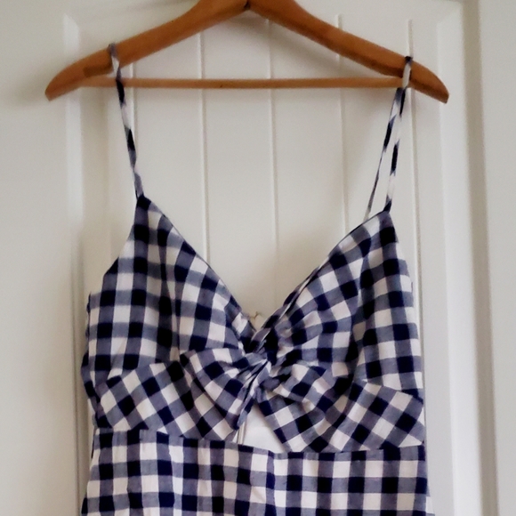 Wild Honey blue and white gingham mini dress - Picture 3 of 6